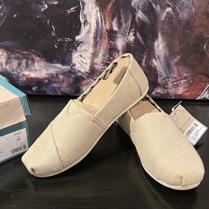 Toms Alpargata wmn Size 10 Natural Canvas